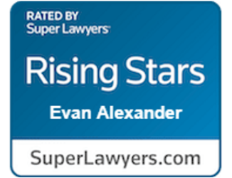 Evan Alexander Selected To 2022 Super Lawyers Rising Star List