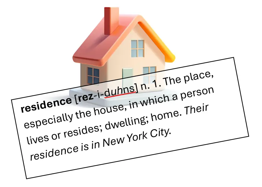 definition of residence